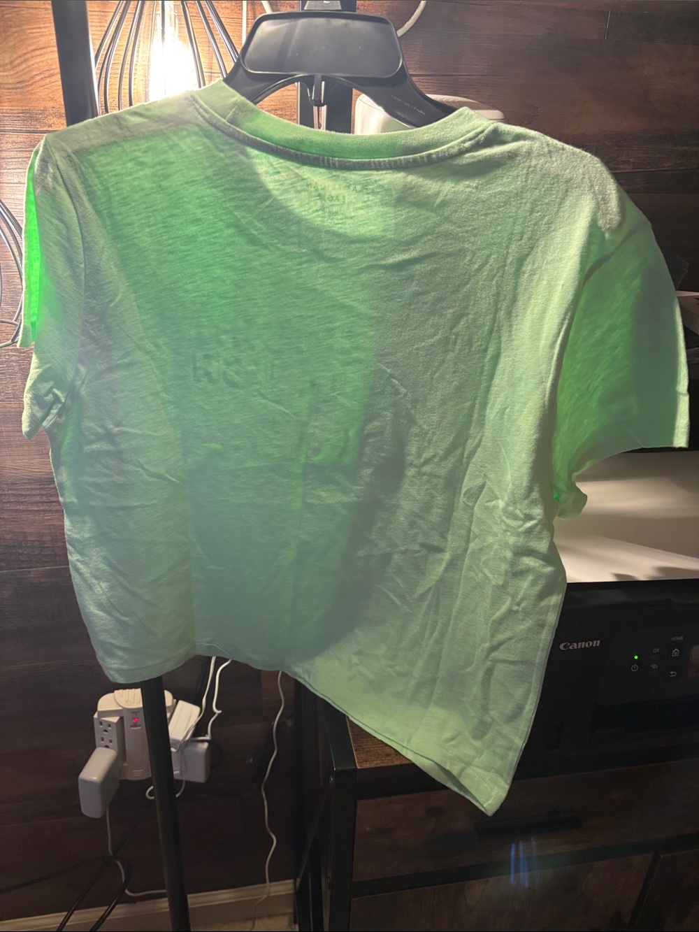 American Eagle Outfitters Neon Green Graphic Tee - Picture 2 of 6